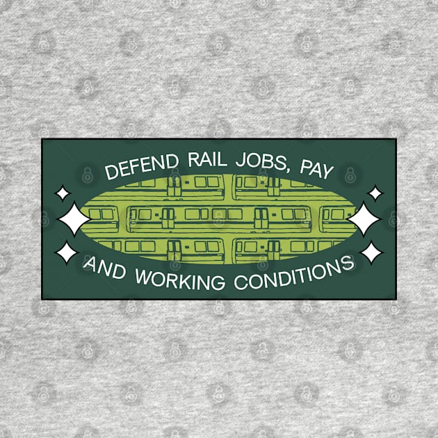 Defend Rail Jobs Pay And Working Conditions - RMT by Football from the Left